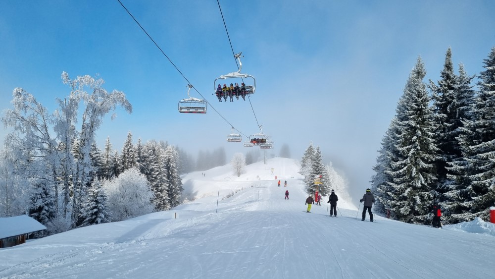 Geweldige pistes in Portes du Soleil.